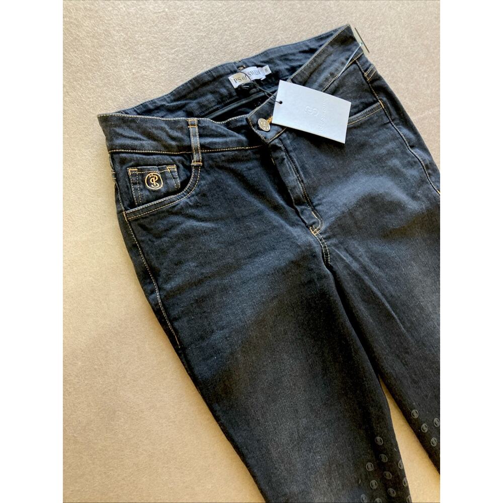 PS of Sweden Ellie Jeans Breeches US 6 / EU 38 New Black Riding Pants Equestrian - Picture 6 of 10